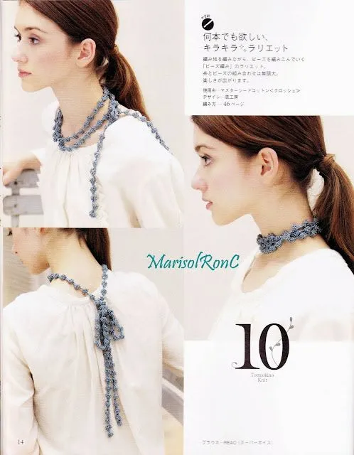 Collar Gargantilla Patron - Patrones Crochet