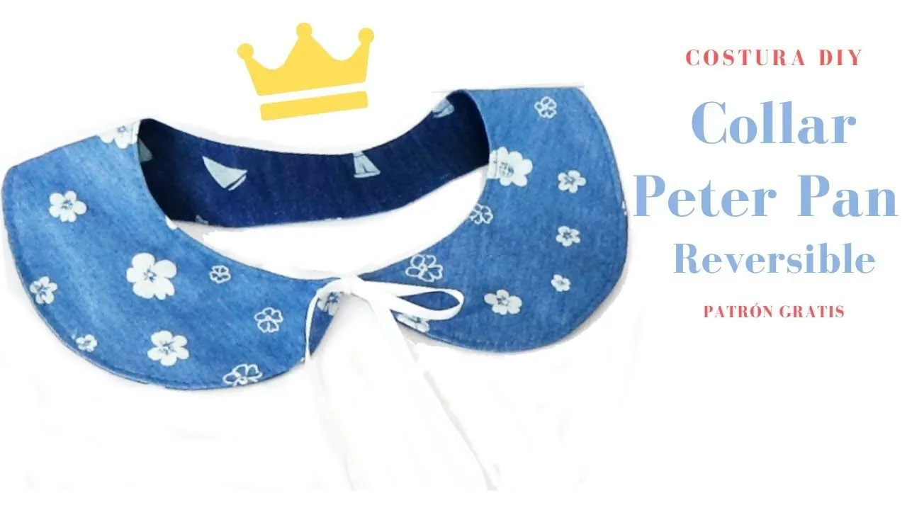 Collar Peter Pan reversible | Manualidades