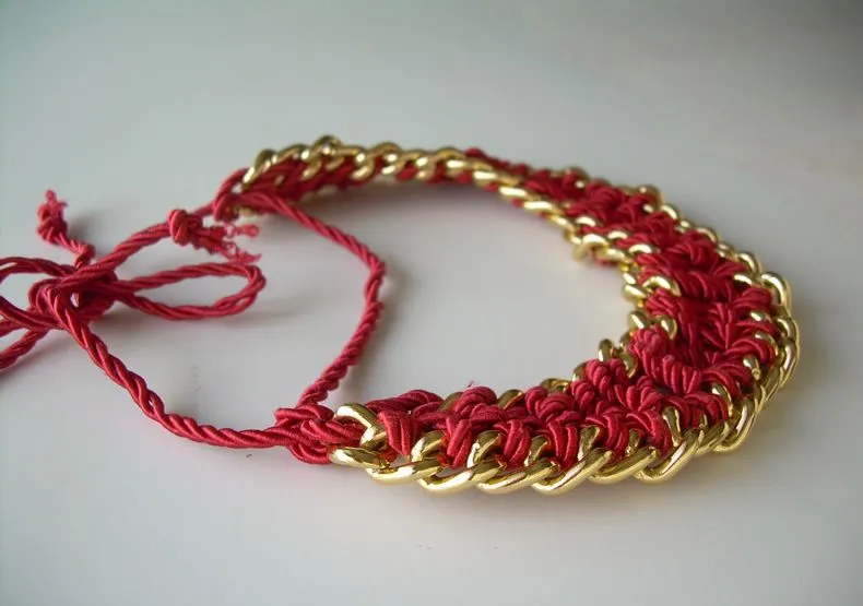 Collar rojo | Con estas mis manitas