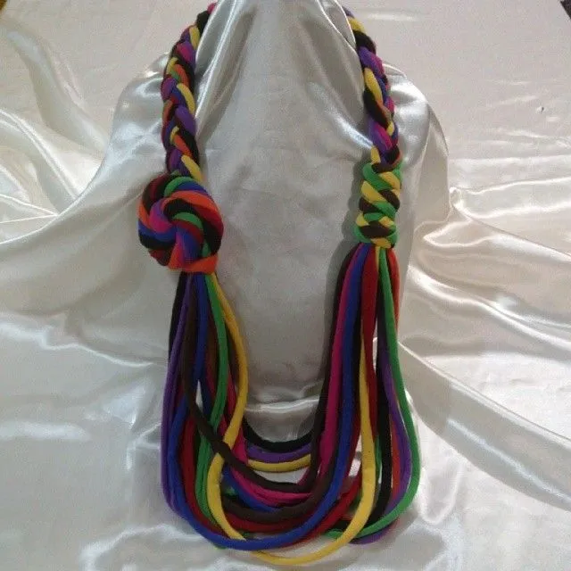 Collar de tela multicolor | Accesorios ZG57 | Pinterest | Collars Collar de tela multicolor | Accesorios ZG57 | Pinterest | Collars
