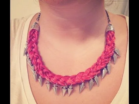 Collares con cola de raton - YouTube