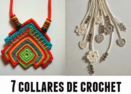 7 Collares de Crochet Inspiracion - Patrones Crochet 7 Collares de Crochet Inspiracion - Patrones Crochet
