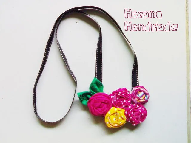 collares de flores de tela | facilisimo.com