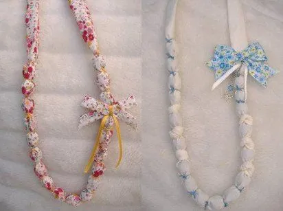 collares tela | Aprender manualidades es facilisimo.com collares tela | Aprender manualidades es facilisimo.com
