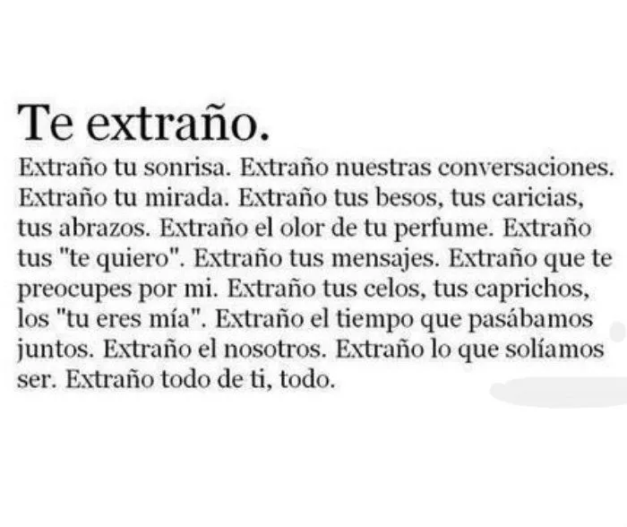 Collections that include: Te extraño {via @likeacrazymofow} | We ... Collections that include: Te extraño {via @likeacrazymofow} | We ...