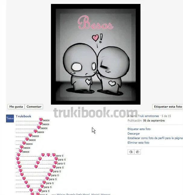 Colocar emoticones en fotos de Facebook | Trucos Facebook