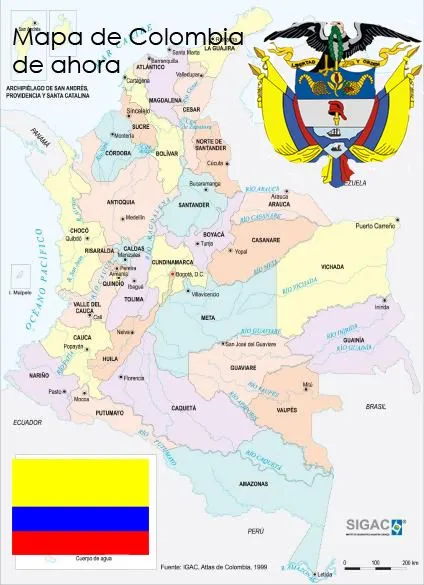 Colombia ¡200 Años de Pasion!: Comparacion de los mapas de Colombia Colombia ¡200 Años de Pasion!: Comparacion de los mapas de Colombia