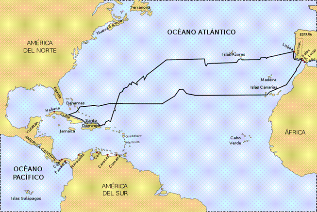 Colón navegante - Monografias.com