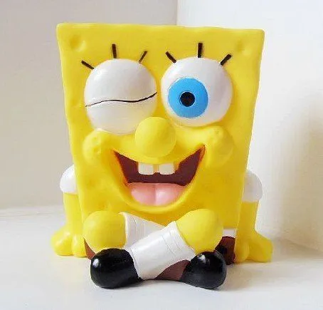 De color amarillo famosa la figura de dibujos animados bob esponja ... De color amarillo famosa la figura de dibujos animados bob esponja ...