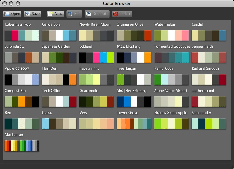 Color Browser – Mantén ordenada tus paletas de colores con este ...