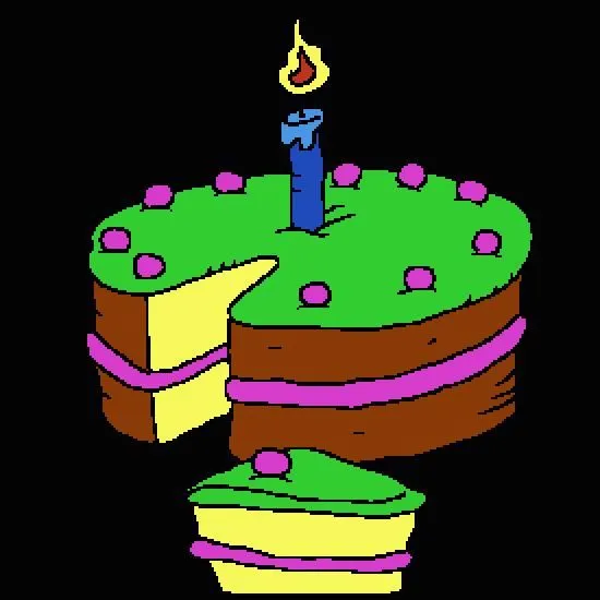 Un color de Cumpleanos hecho por gh