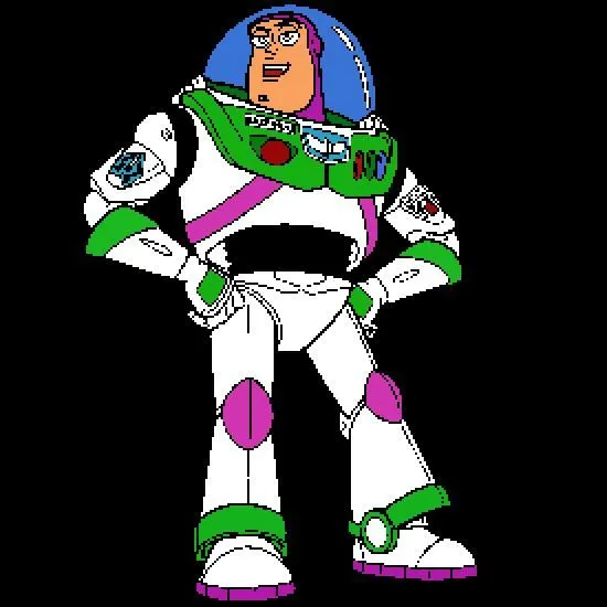 Buzz Lightyear de Toy Story para colorear - Dibujos de Héroes para ...
