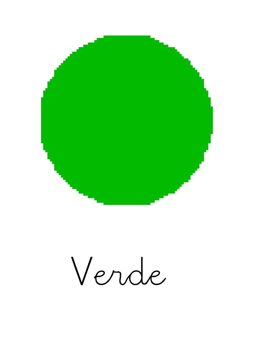 El color verde - Fichas de educación infantil El color verde - Fichas de educación infantil