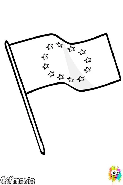 Colorea como te apetezca la Bandera Europea! #unioneuropea ...