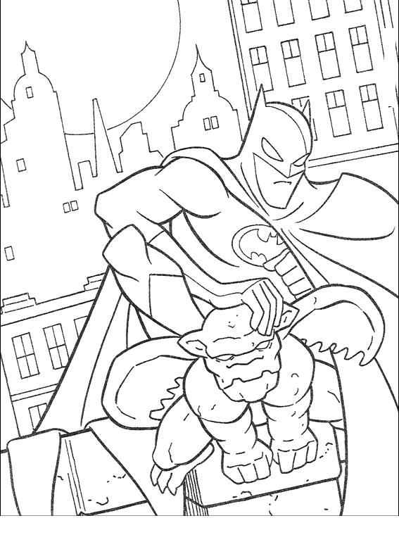 Colorea Batman 2 | CIBERCUENTOS