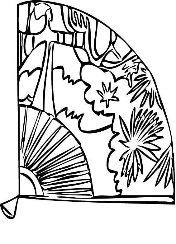 COLOREA TUS DIBUJOS: Abanicos para colorear y pintar