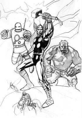 COLOREA TUS DIBUJOS: Vengadores para colorear COLOREA TUS DIBUJOS: Vengadores para colorear