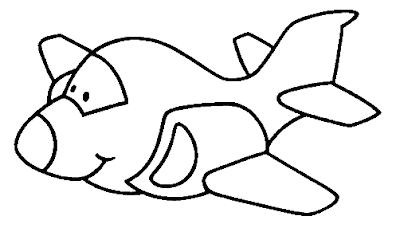 COLOREA TUS DIBUJOS: Avión para colorear y pintar COLOREA TUS DIBUJOS: Avión para colorear y pintar