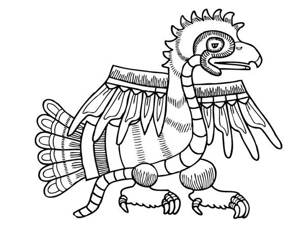 COLOREA TUS DIBUJOS: Aztecas para colorear
