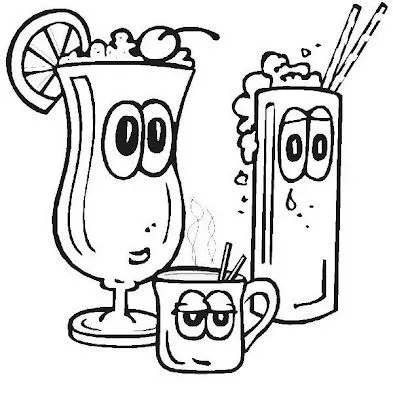 COLOREA TUS DIBUJOS: Vasos para colorear y pintar COLOREA TUS DIBUJOS: Vasos para colorear y pintar