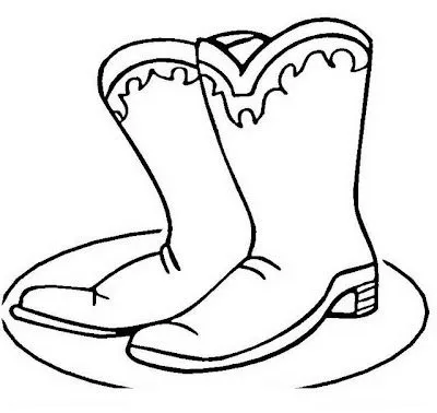 Par de zapatos para colorear - Imagui