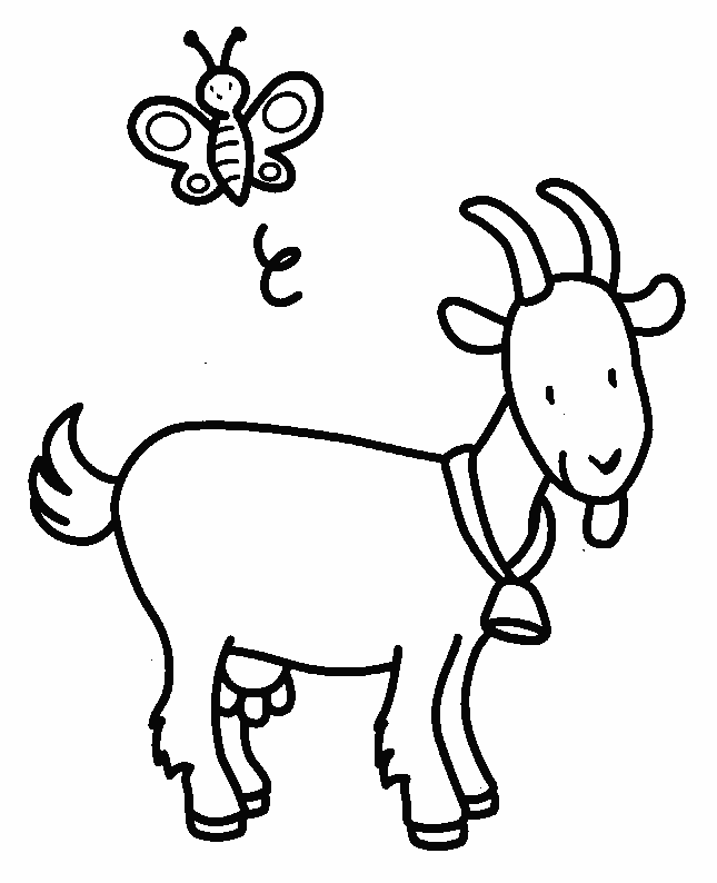 COLOREA TUS DIBUJOS: Cabras para colorear