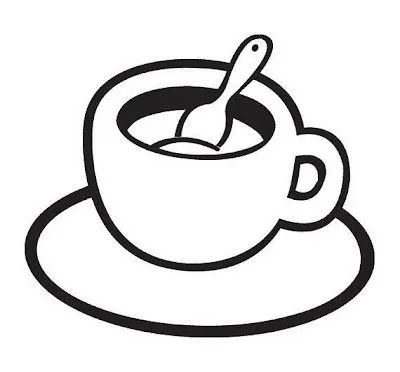 COLOREA TUS DIBUJOS: Taza de café para colorear y pintar COLOREA TUS DIBUJOS: Taza de café para colorear y pintar