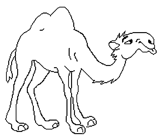COLOREA TUS DIBUJOS: Camellos para colorear COLOREA TUS DIBUJOS: Camellos para colorear