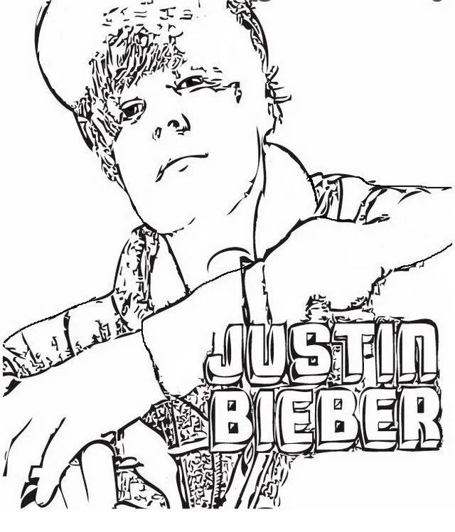 COLOREA TUS DIBUJOS: Justin Bieber para colorear y pintar COLOREA TUS DIBUJOS: Justin Bieber para colorear y pintar
