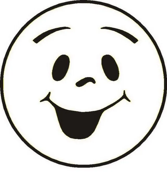 COLOREA TUS DIBUJOS: Happy face para colorear y pintar COLOREA TUS DIBUJOS: Happy face para colorear y pintar