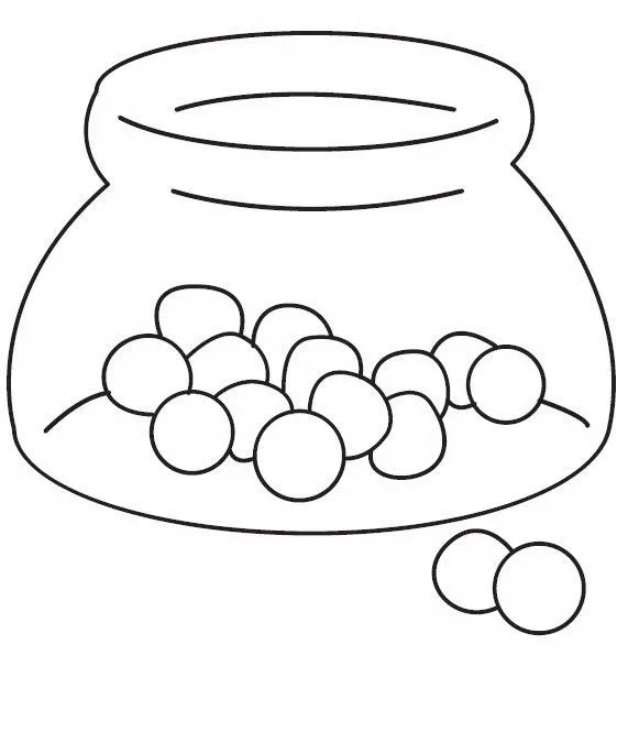 COLOREA TUS DIBUJOS: Recipiente con dulces para colorear y pintar COLOREA TUS DIBUJOS: Recipiente con dulces para colorear y pintar