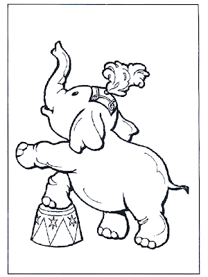 COLOREA TUS DIBUJOS: Dibujo de Elefante de Circo para colorear COLOREA TUS DIBUJOS: Dibujo de Elefante de Circo para colorear
