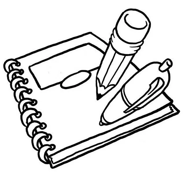 Ninos lapices y cuadernos caricaturas - Imagui