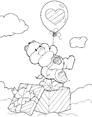 COLOREA TUS DIBUJOS: Dibuno de Osito cariñosito con un globopara ... COLOREA TUS DIBUJOS: Dibuno de Osito cariñosito con un globopara ...