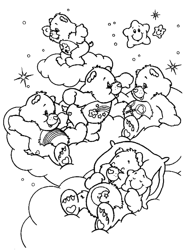 COLOREA TUS DIBUJOS: Dibujo de los Ositos cariñositos COLOREA TUS DIBUJOS: Dibujo de los Ositos cariñositos