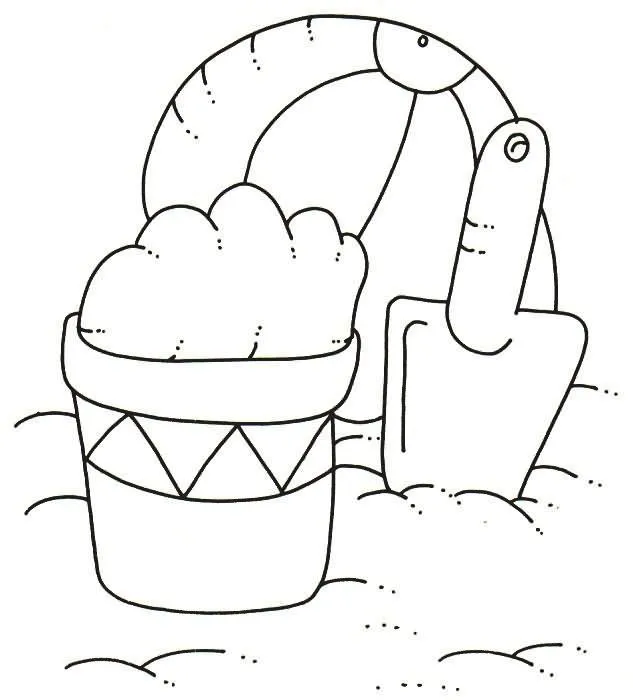 COLOREA TUS DIBUJOS: Utensilios de playa para colorear