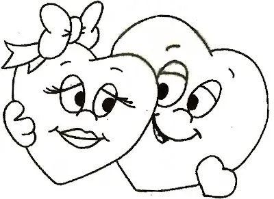 COLOREA TUS DIBUJOS: Dibujos de Corazones