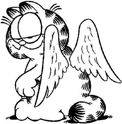 COLOREA TUS DIBUJOS: Garfield para colorear COLOREA TUS DIBUJOS: Garfield para colorear
