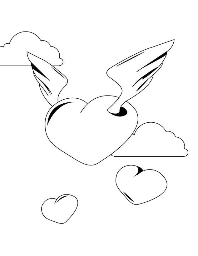 COLOREA TUS DIBUJOS: Dibujos para Dia de los Enamorados