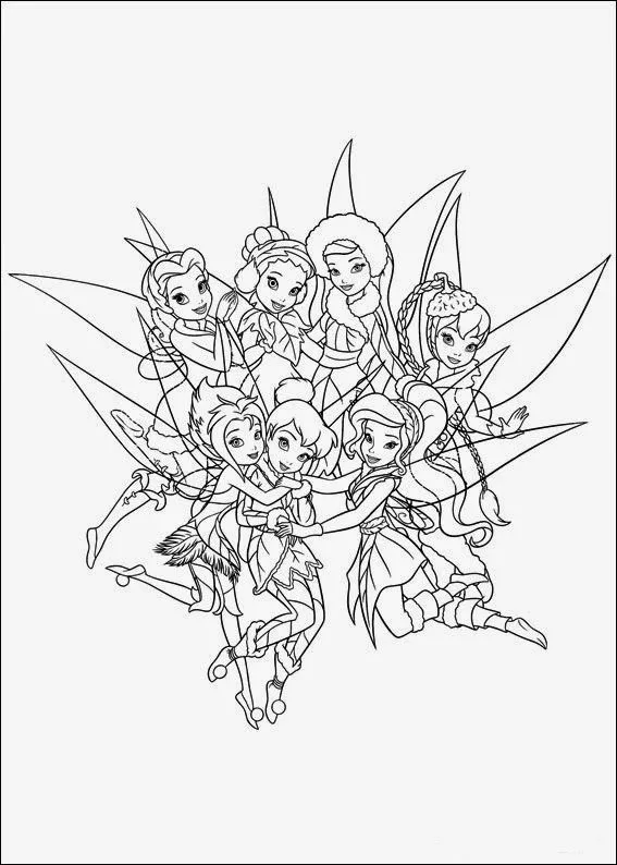 COLOREA TUS DIBUJOS: Tinkerbell para colorear COLOREA TUS DIBUJOS: Tinkerbell para colorear
