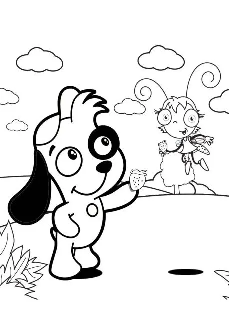 COLOREA TUS DIBUJOS: Doki para Colorear