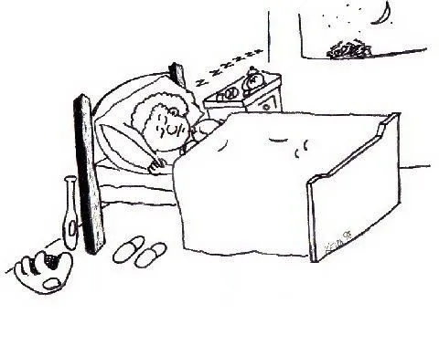 Niño durmiendo para colorear - Dibujo Views Niño durmiendo para colorear - Dibujo Views