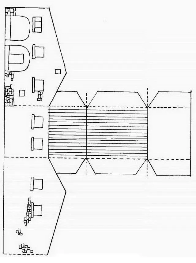 COLOREA TUS DIBUJOS: Edificio para armar