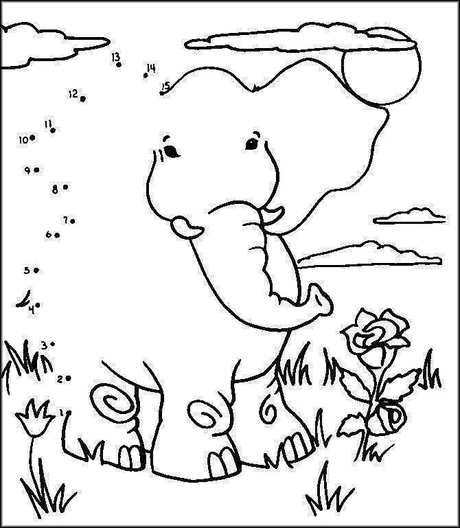 COLOREA TUS DIBUJOS: Elefantes para colorear