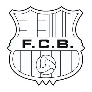 COLOREA TUS DIBUJOS: Escudo de FC Barcelona para colorear COLOREA TUS DIBUJOS: Escudo de FC Barcelona para colorear