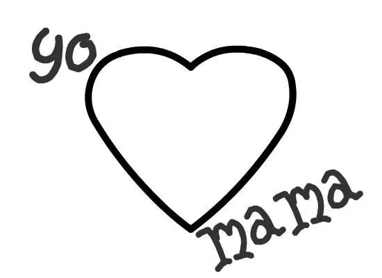 COLOREA TUS DIBUJOS: Dibujo de día de las madres COLOREA TUS DIBUJOS: Dibujo de día de las madres