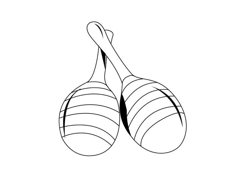 COLOREA TUS DIBUJOS: Maracas para colorear y pintar COLOREA TUS DIBUJOS: Maracas para colorear y pintar