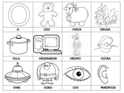 COLOREA TUS DIBUJOS: Laminas con dibujos para aprender palabras y ... COLOREA TUS DIBUJOS: Laminas con dibujos para aprender palabras y ...
