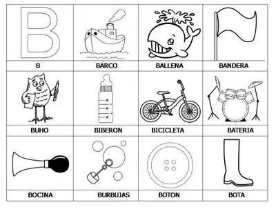 COLOREA TUS DIBUJOS: Laminas con dibujos para aprender palabras y ... COLOREA TUS DIBUJOS: Laminas con dibujos para aprender palabras y ...
