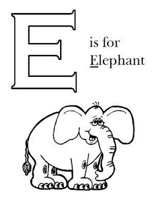 COLOREA TUS DIBUJOS: Letra E en ingles para colorear - Elefante ... COLOREA TUS DIBUJOS: Letra E en ingles para colorear - Elefante ...